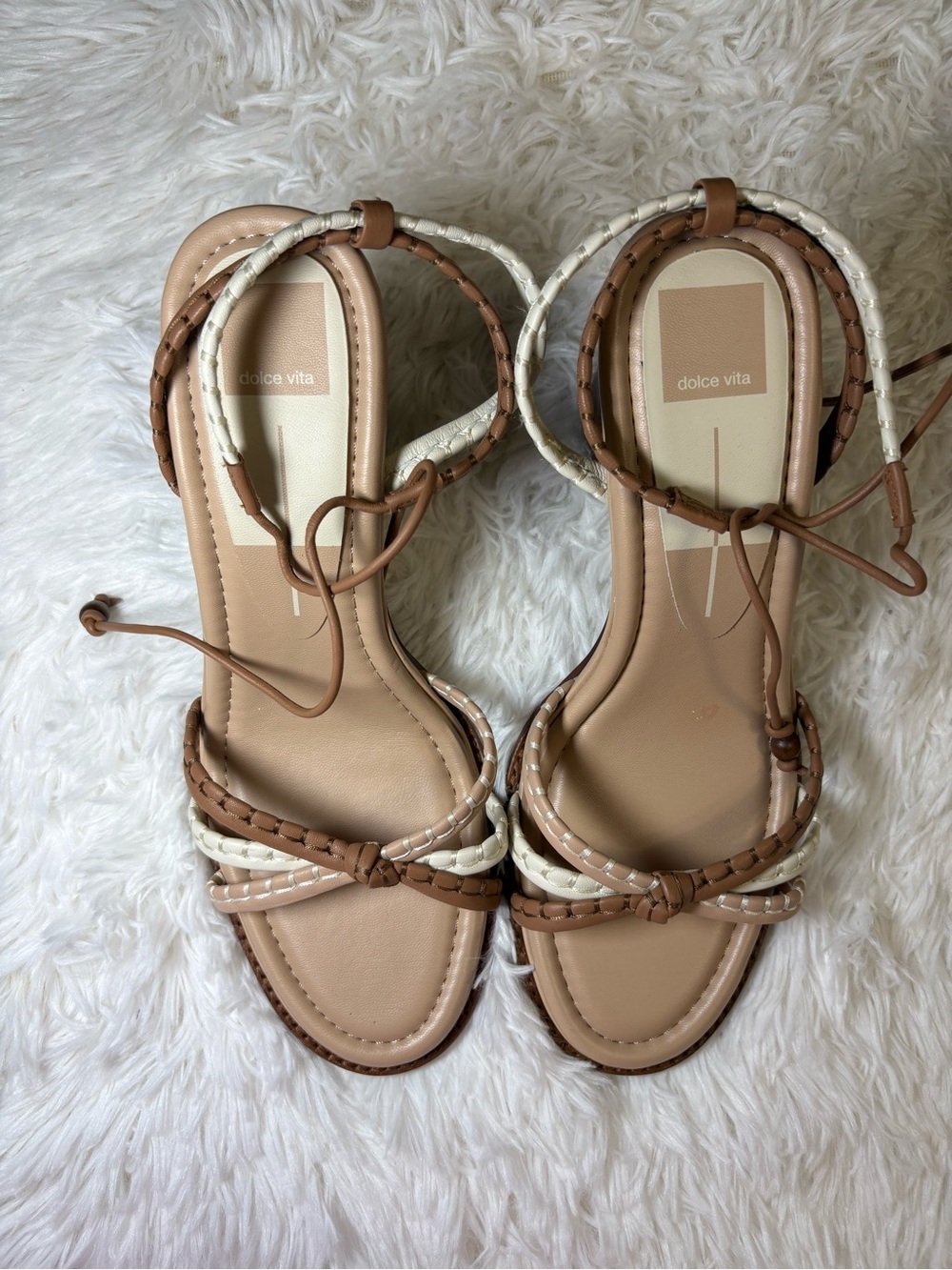 Dolce Vita Gazele Tan Multi Leather Sandal